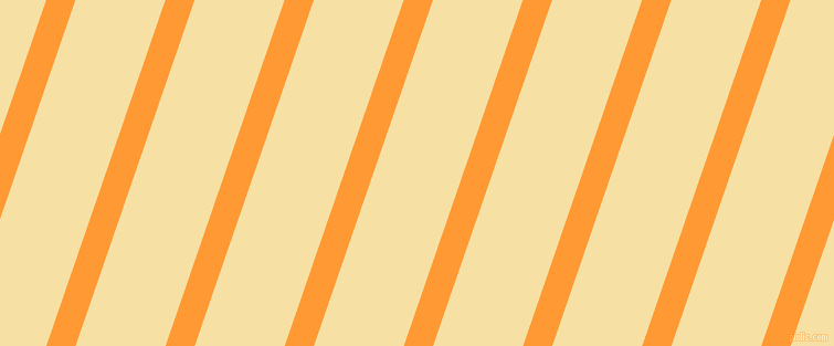 71 degree angle lines stripes, 25 pixel line width, 77 pixel line spacing, Neon Carrot and Buttermilk stripes and lines seamless tileable