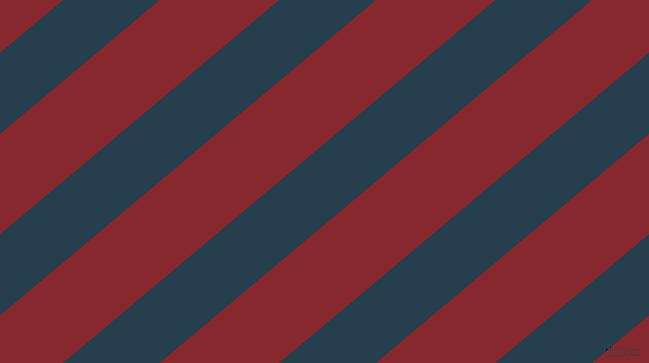 40 degree angle lines stripes, 62 pixel line width, 77 pixel line spacing, Nile Blue and Flame Red stripes and lines seamless tileable