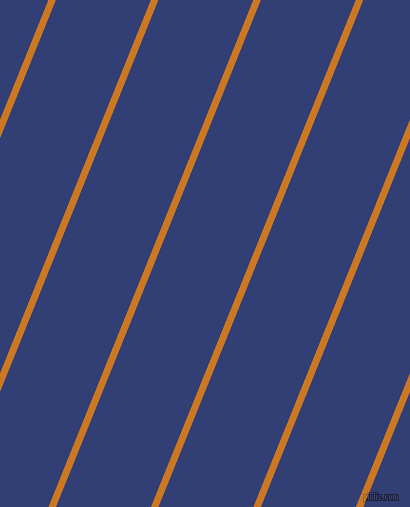 68 degree angle lines stripes, 7 pixel line width, 88 pixel line spacing, Ochre and Resolution Blue stripes and lines seamless tileable