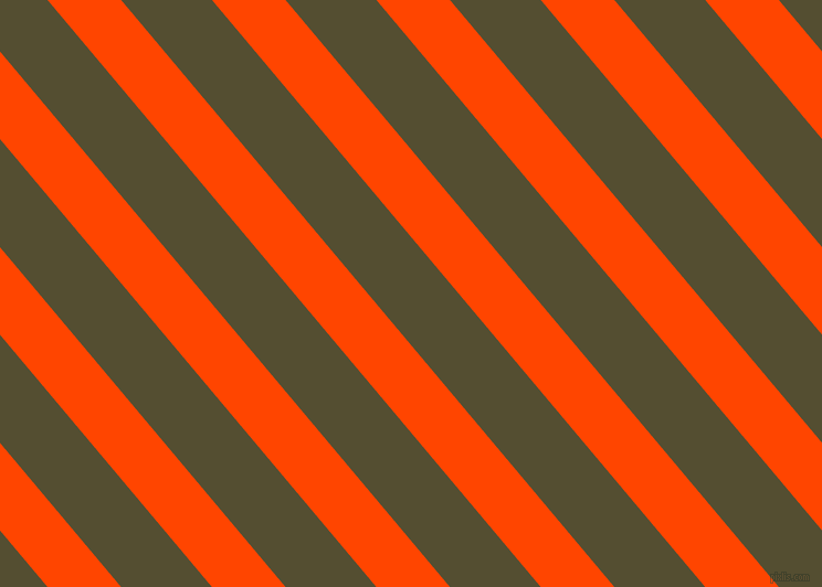 130 degree angle lines stripes, 51 pixel line width, 63 pixel line spacing, Orange Red and Thatch Green stripes and lines seamless tileable