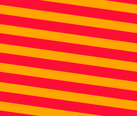 172 degree angle lines stripes, 31 pixel line width, 35 pixel line spacing, Orange and Torch Red stripes and lines seamless tileable