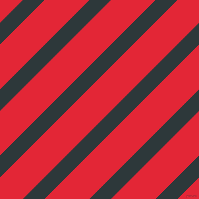 45 degree angle lines stripes, 54 pixel line width, 111 pixel line spacing, Outer Space and Alizarin stripes and lines seamless tileable