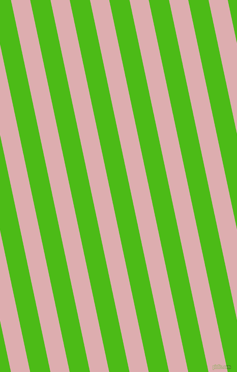 102 degree angle lines stripes, 37 pixel line width, 39 pixel line spacing, Pale Chestnut and Kelly Green stripes and lines seamless tileable