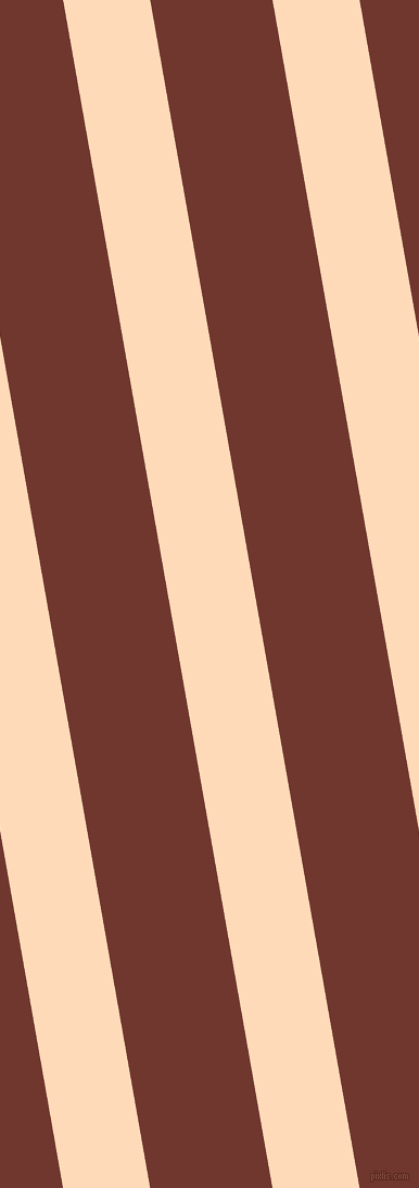 100 degree angle lines stripes, 79 pixel line width, 111 pixel line spacing, Peach Puff and Mocha stripes and lines seamless tileable