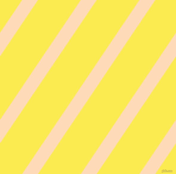 56 degree angle lines stripes, 44 pixel line width, 119 pixel line spacing, Peach Puff and Paris Daisy stripes and lines seamless tileable