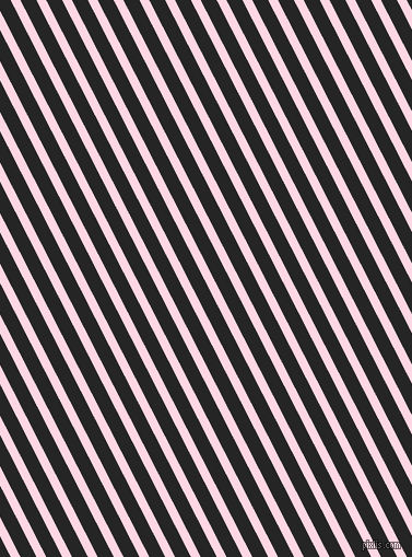 117 degree angle lines stripes, 8 pixel line width, 13 pixel line spacing, Pig Pink and Nero stripes and lines seamless tileable