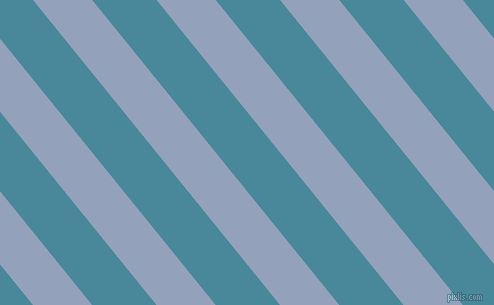129 degree angle lines stripes, 46 pixel line width, 50 pixel line spacing, Rock Blue and Hippie Blue stripes and lines seamless tileable