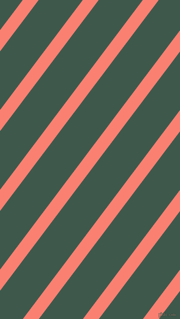 53 degree angle lines stripes, 26 pixel line width, 72 pixel line spacing, Salmon and Plantation stripes and lines seamless tileable
