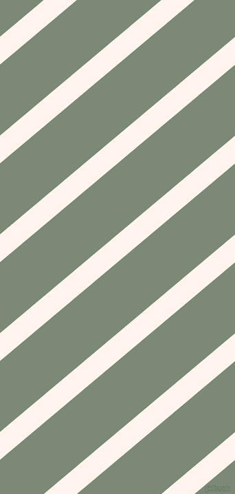 40 degree angle lines stripes, 31 pixel line width, 79 pixel line spacing, Seashell and Spanish Green stripes and lines seamless tileable