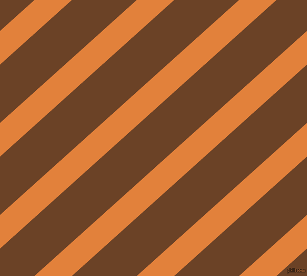 42 degree angle lines stripes, 49 pixel line width, 85 pixel line spacing, Tree Poppy and Semi-Sweet Chocolate stripes and lines seamless tileable