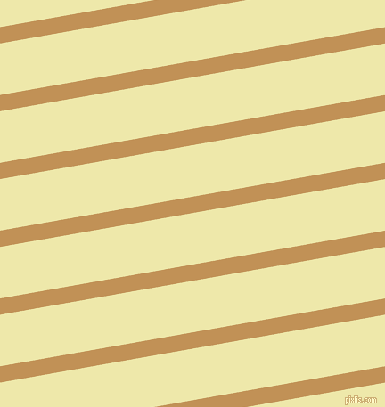 10 degree angle lines stripes, 18 pixel line width, 57 pixel line spacing, Twine and Pale Goldenrod stripes and lines seamless tileable