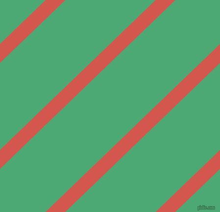 44 degree angle lines stripes, 28 pixel line width, 128 pixel line spacing, Valencia and Ocean Green stripes and lines seamless tileable