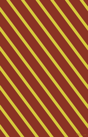 127 degree angle lines stripes, 10 pixel line width, 31 pixel line spacing, Wattle and Burnt Umber stripes and lines seamless tileable