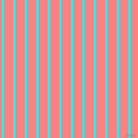 vertical lines stripes, 8 pixel line width, 32 pixel line spacing, Aqua and Salmon vertical lines and stripes seamless tileable