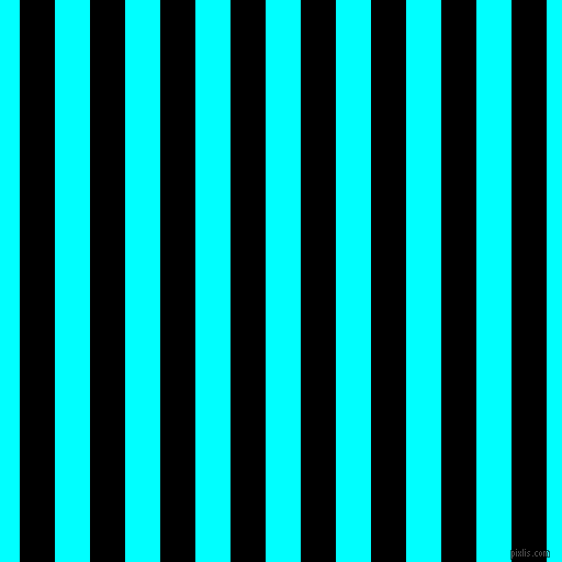 vertical lines stripes, 32 pixel line width, 32 pixel line spacing, Black and Aqua vertical lines and stripes seamless tileable
