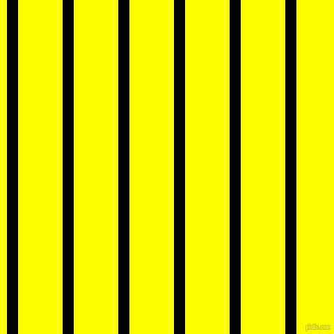 vertical lines stripes, 16 pixel line width, 64 pixel line spacing, Black and Yellow vertical lines and stripes seamless tileable