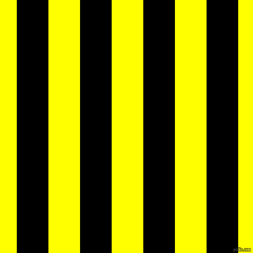 vertical lines stripes, 64 pixel line width, 64 pixel line spacing, Black and Yellow vertical lines and stripes seamless tileable