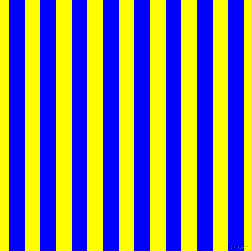 blue with yellow stripes