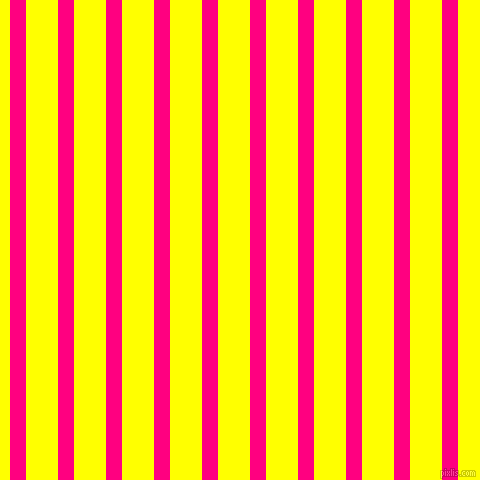 vertical lines stripes, 16 pixel line width, 32 pixel line spacing, Deep Pink and Yellow vertical lines and stripes seamless tileable