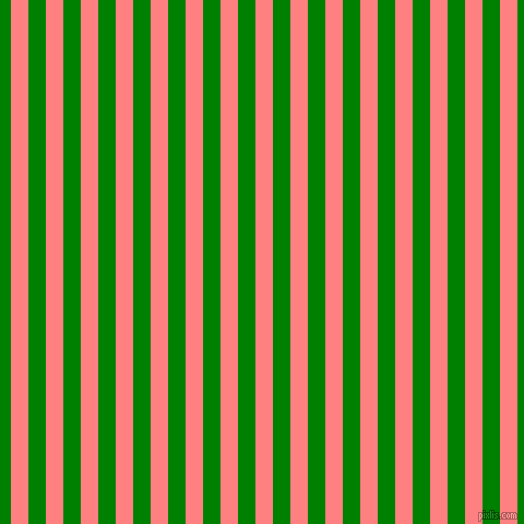vertical lines stripes, 16 pixel line width, 16 pixel line spacing, Salmon and Green vertical lines and stripes seamless tileable