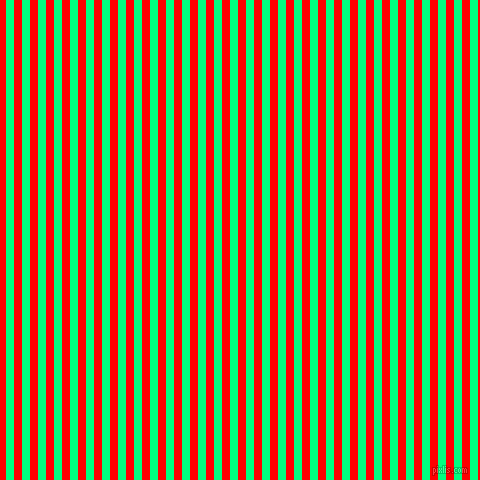 vertical lines stripes, 8 pixel line width, 8 pixel line spacing, Spring Green and Red vertical lines and stripes seamless tileable