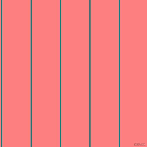 vertical lines stripes, 4 pixel line width, 96 pixel line spacing, Teal and Salmon vertical lines and stripes seamless tileable