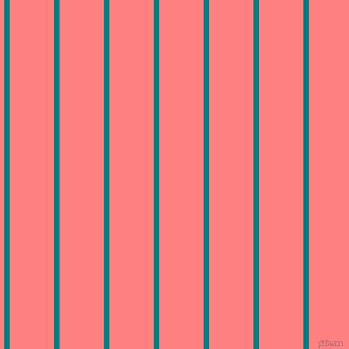 vertical lines stripes, 8 pixel line width, 64 pixel line spacing, Teal and Salmon vertical lines and stripes seamless tileable