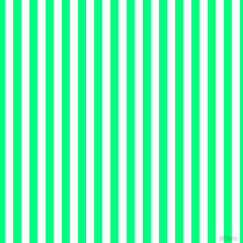 vertical lines stripes, 16 pixel line width, 16 pixel line spacing, White and Spring Green vertical lines and stripes seamless tileable