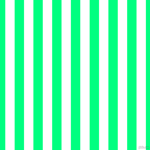 vertical lines stripes, 32 pixel line width, 32 pixel line spacing, White and Spring Green vertical lines and stripes seamless tileable