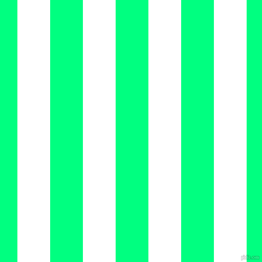 vertical lines stripes, 64 pixel line width, 64 pixel line spacing, White and Spring Green vertical lines and stripes seamless tileable