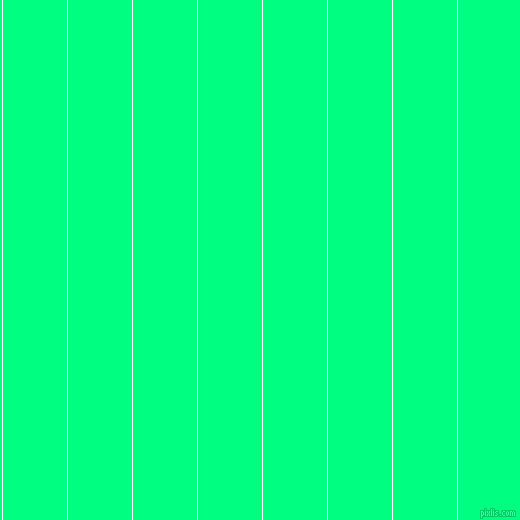 vertical lines stripes, 1 pixel line width, 64 pixel line spacing, White and Spring Green vertical lines and stripes seamless tileable
