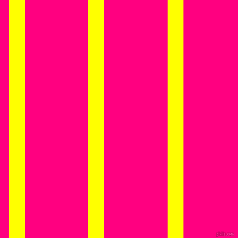 vertical lines stripes, 32 pixel line width, 128 pixel line spacing, Yellow and Deep Pink vertical lines and stripes seamless tileable