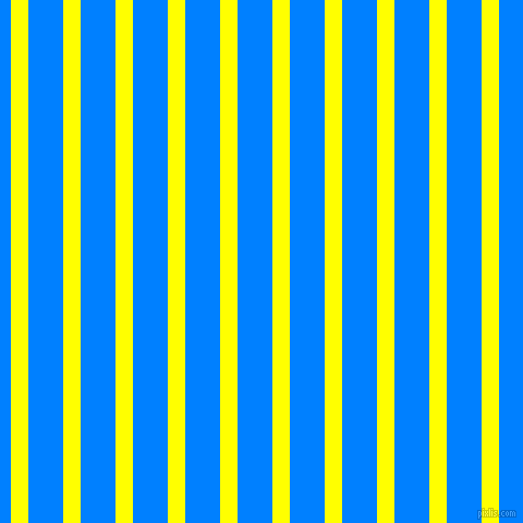 vertical lines stripes, 16 pixel line width, 32 pixel line spacing, Yellow and Dodger Blue vertical lines and stripes seamless tileable