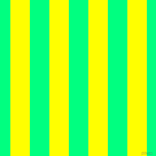 vertical lines stripes, 64 pixel line width, 64 pixel line spacing, Yellow and Spring Green vertical lines and stripes seamless tileable