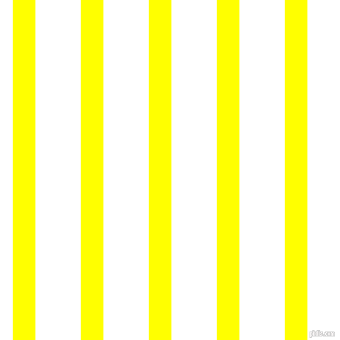 vertical lines stripes, 32 pixel line width, 64 pixel line spacing, Yellow and White vertical lines and stripes seamless tileable