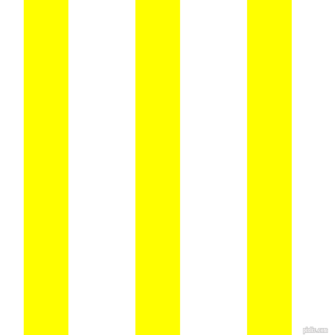vertical lines stripes, 64 pixel line width, 96 pixel line spacing, Yellow and White vertical lines and stripes seamless tileable