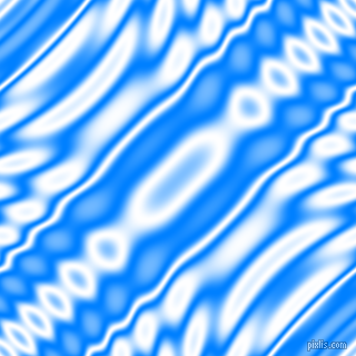 , Dodger Blue and White wavy plasma ripple seamless tileable