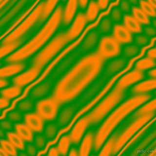 Green and Dark Orange wavy plasma ripple seamless tileable