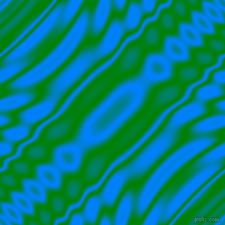 Green and Dodger Blue wavy plasma ripple seamless tileable
