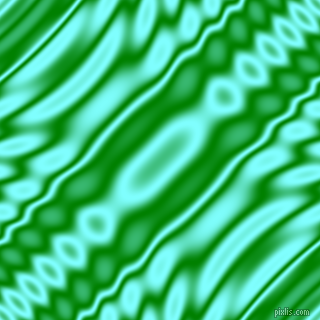 Green and Electric Blue wavy plasma ripple seamless tileable