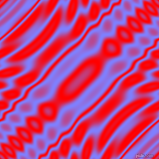 Light Slate Blue and Red wavy plasma ripple seamless tileable