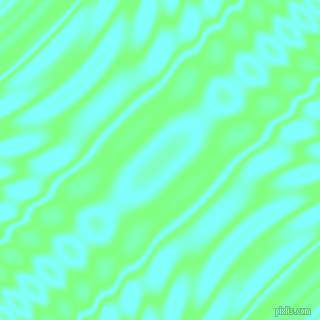 Mint Green and Electric Blue wavy plasma ripple seamless tileable