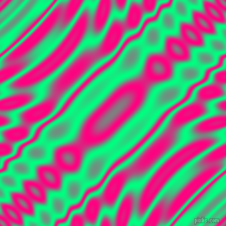 Spring Green and Deep Pink wavy plasma ripple seamless tileable