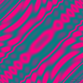 Teal and Deep Pink wavy plasma ripple seamless tileable