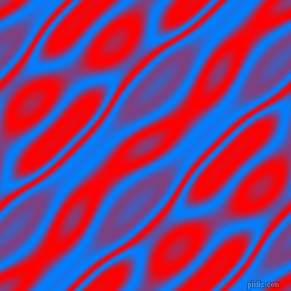 , Dodger Blue and Red wavy plasma seamless tileable