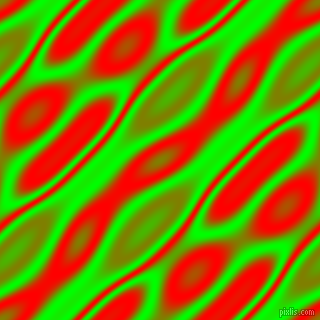 , Lime and Red wavy plasma seamless tileable