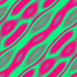 , Spring Green and Deep Pink wavy plasma seamless tileable